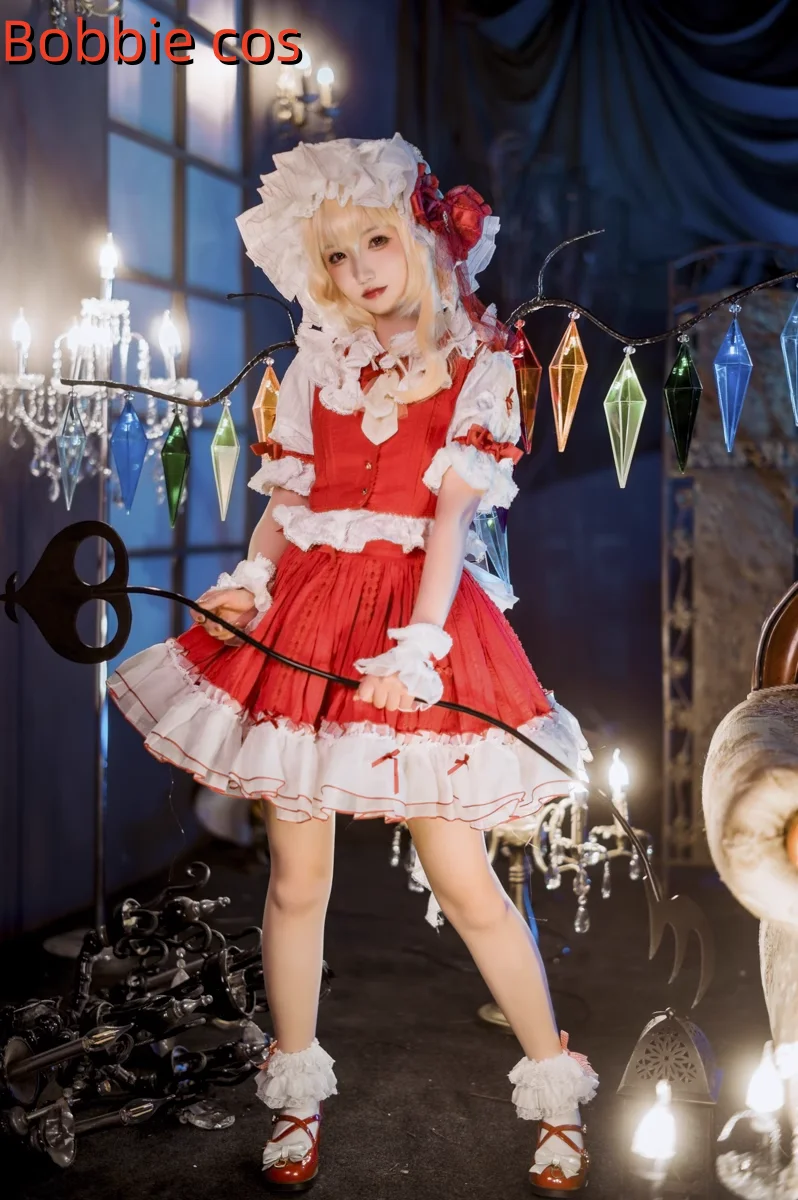 Bobbie Cos Flandre Scarlet Cosplay Costume For Halloween Christmas Comic  con Game Anime Party Clothes S-XL - AliExpress 200000532