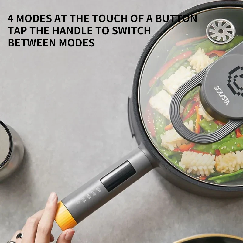 Jiuyang solo intelligent automatic cooking machine household electric hot pot integrated machine cooking Fried Rice cooking pot