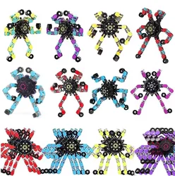 Whimsical Deformable Robot Fidget Toy - Stress Relief Sensory Spinner for All Ages (10PCS Random)