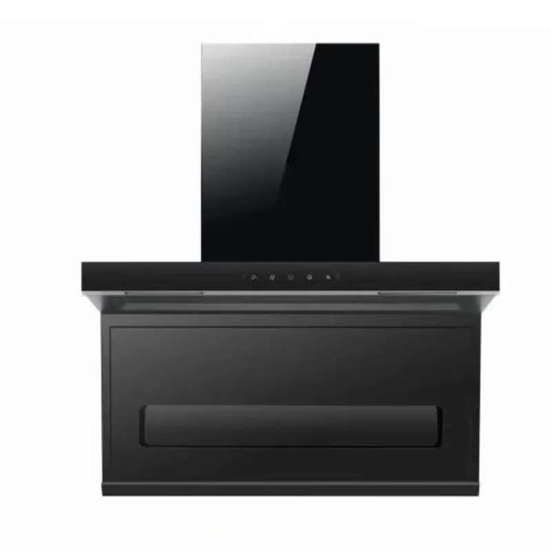 Powerful Side Suction Wall Mounted Smart Range Hood Intelligent Frequency Conversion Automatic Cleaning a Kitchen Hood