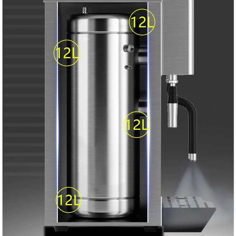 Boiling Water Machine Milk Bubble Machine40l Steamer Water Boiler Tea Shop  Commercial Equipment Machine Coffee Maker - Food Processors - AliExpress