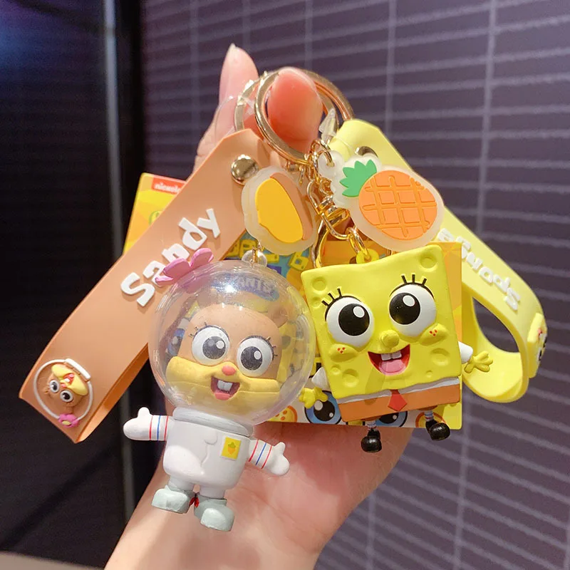 

Potdemiel New Genuine Doll Keychain Automobile Hanging Ornament Cartoon Cute Doll Creative Gift