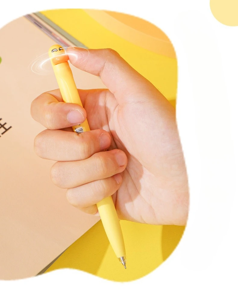 Entenstifte – Stressabbau-Stift, niedlicher einziehbarer Gelstift, 0,5 mm schwarze Tinte, Schreibstift, perfektes Partygeschenk für Studenten, Lehrer – Detail 2