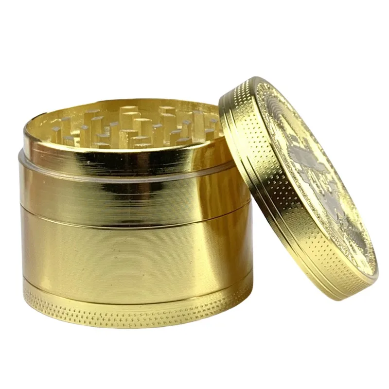 5cm Metal Bitcoin Manual Herb Hemp Grinder Spice Pepper Mill Mortar Raw Grass Tobacco Crusher Cigarette Smoking Accessories Tool nut spice grinder herb grinder herb spice grinder