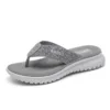 SIKETU Brand Summer Fashion Simple Flip Flops Women Wedge Clip Toe Shoes Leisure Slides Blue Lightweight Comfortable Waterproof 1