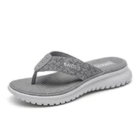 SIKETU Brand Summer Fashion Simple Flip Flops Women Wedge Clip Toe Shoes Leisure Slides Blue Lightweight Comfortable Waterproof 1