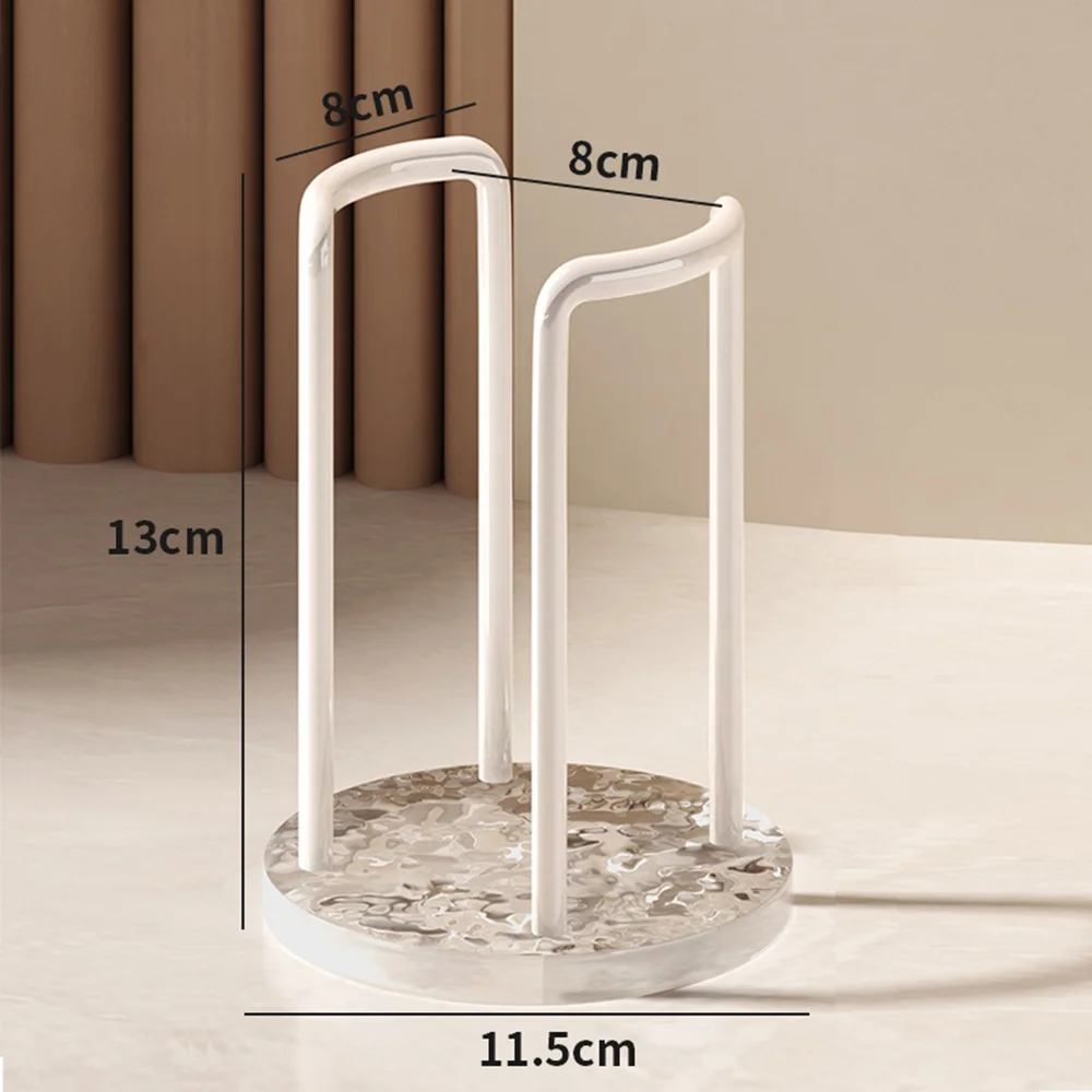 Disposable Cup Storage Holder Water Tea Cups Dispenser Rack Shelf With Longer Stick Mug Display Stand Home Organizer
