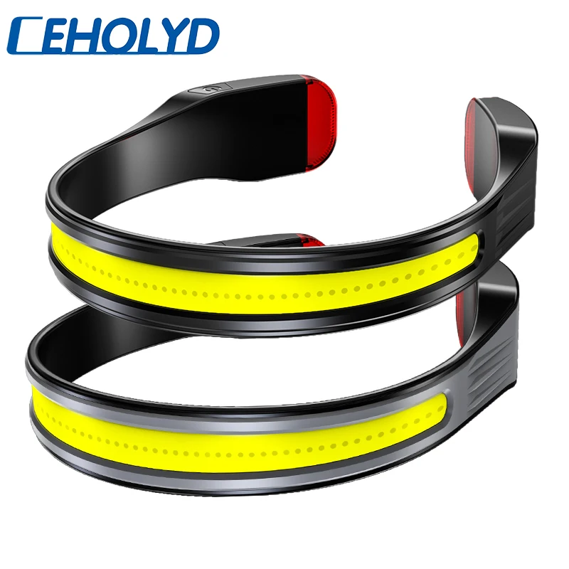 

Led Headlamp COB Built in Battery USB Rechargeable Light Reading Working Head Flashlight Waterproof Headlight Sport Healamps
