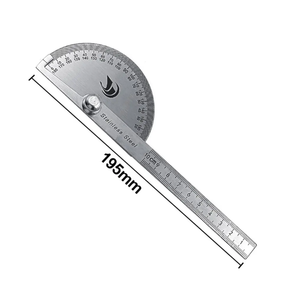 180-Degree-Protractor-Metal-Angle-Finder-Goniometer-Angle-Ruler ...