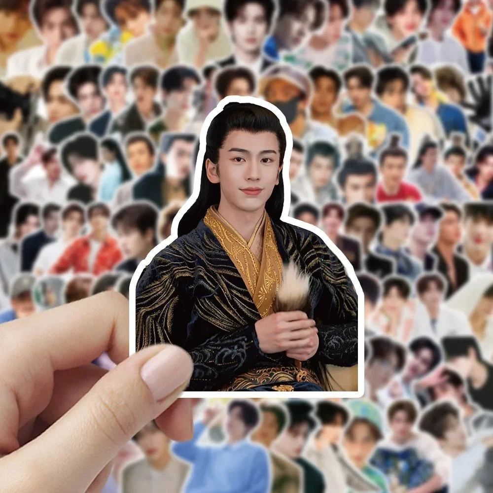 100PC/SET Zhang Linghe Poster Humanoid Stickers Hot TV Character Drama Stills Hand Account Materials Pad Computer Cellphone DIY