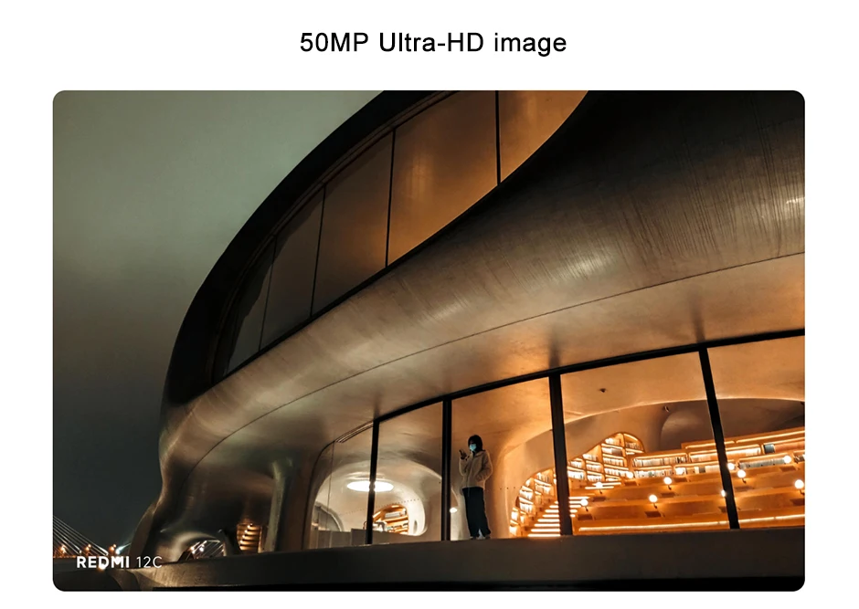 Xioami Redmi 12c - 50MP Ultra-clear main camera