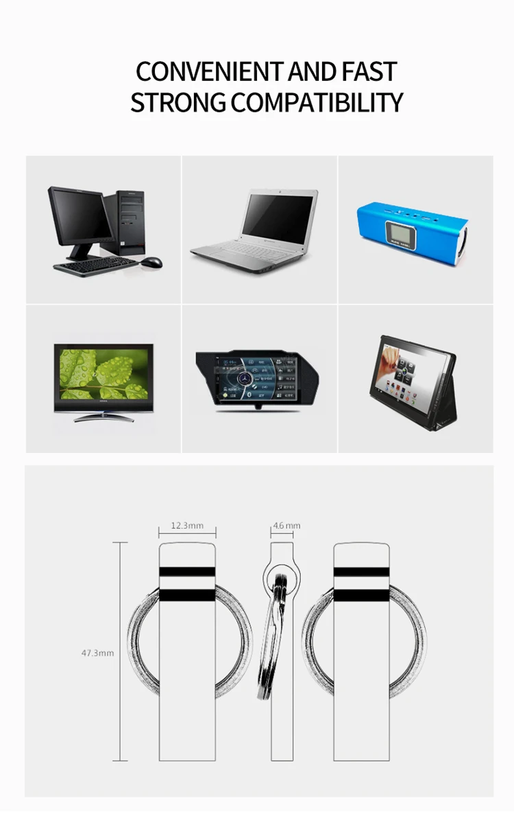 1개 2026 USB 플래시 드라이브 32GB 16GB 64GB 펜 드라이브 방수 USB 2.0 고속 펜드라이브 금속 USB 스틱 PC/차량/TV용 선물