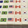 64+1 Seaside escape Mahjong Blocks Tiktok 64 Pcs Mahjong Seaside Escape Tile Game Pattern of Flag Ball Battle Chee Chess Toys 4