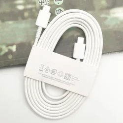 Samsung 1.8M 3A Type C 45W Super Fast Charging Cable (White)