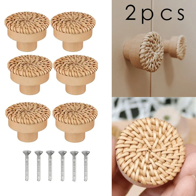 2pc Wardrobe Handle Wardrobe Furniture Handle Wooden Handles Beech