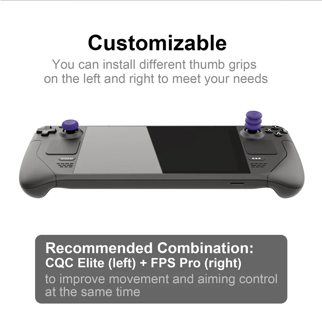 Steam Deck OLED / LCD Thumb Grips Fully Functional 