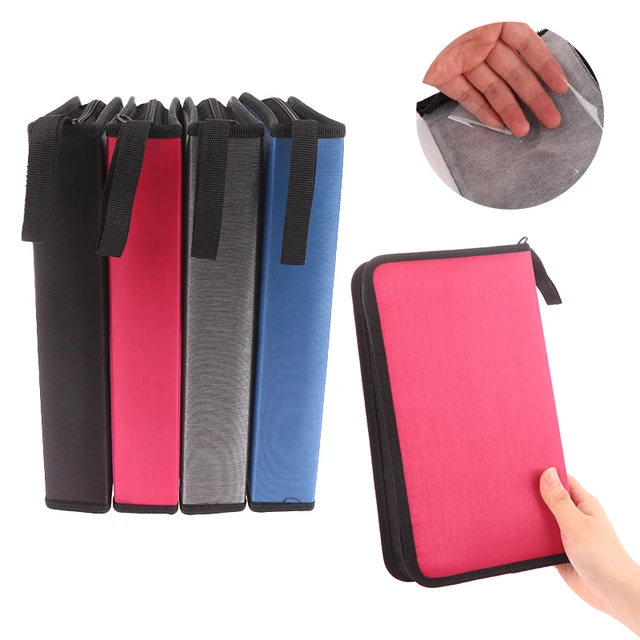 Pochette De Rangement Pour Disques Cd Et Dvd, Capacité De 40 Pièces, Étui  De Rangement Pour Portefeuilles À Disques, Boîtes Avec Fermeture Éclair -  Étuis À Cd - AliExpress