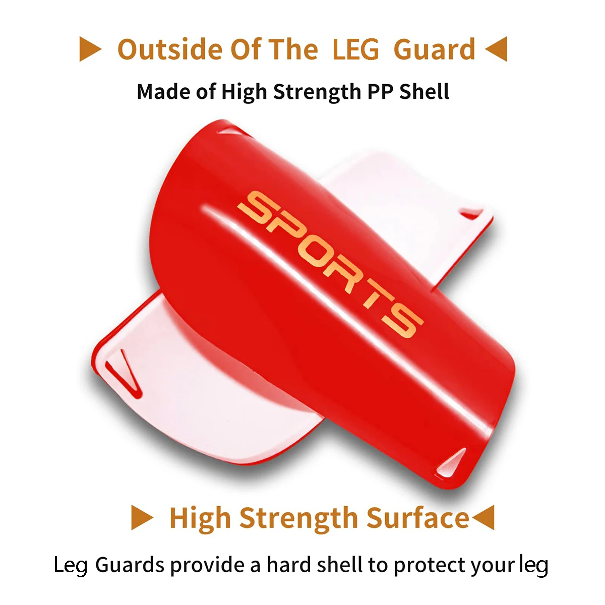 A set of football shin guards, suitable for competition and daily training, to improve the level of competition