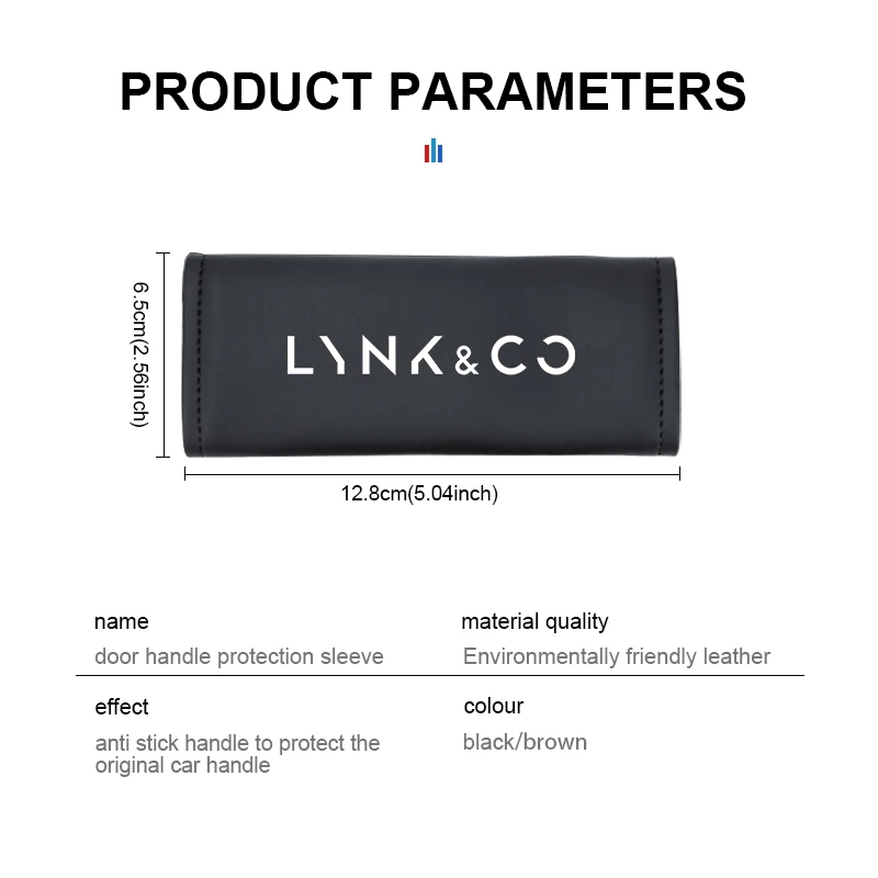 LYNK&CO 자동차 인테리어 차량 루프/도어 핸들 가죽 보호 커버 자동차 액세서리 01 05 03 09 02 04 06 07 08 PHEV 09 MHEV