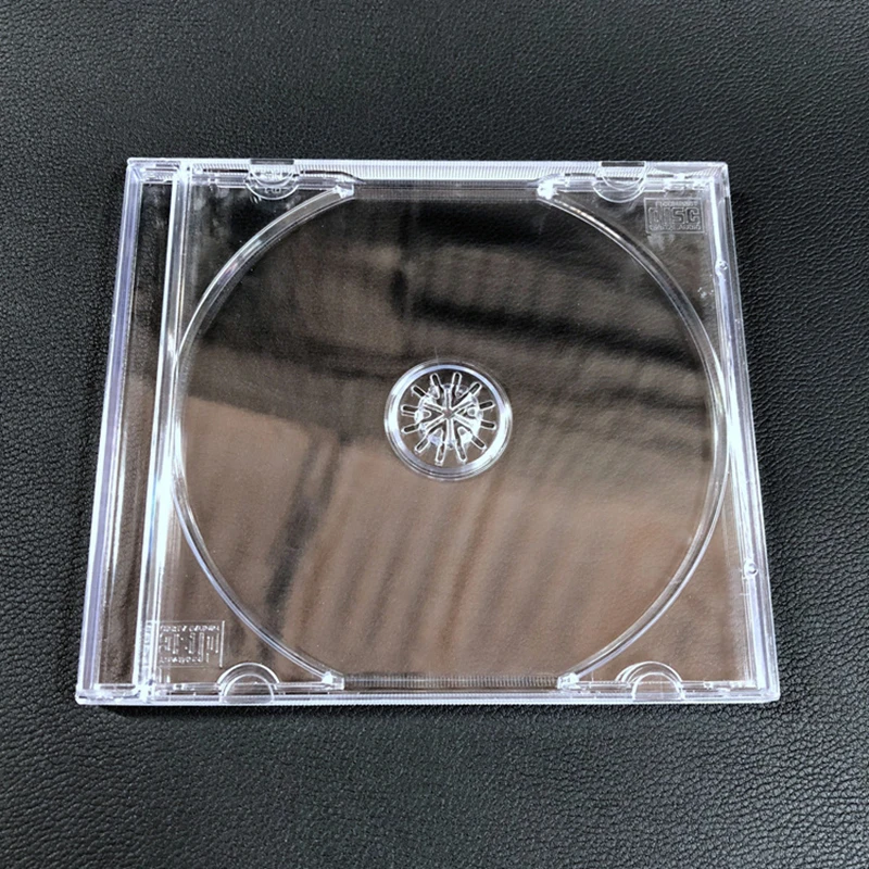 Transparent Plastic DVD CD Storage Case