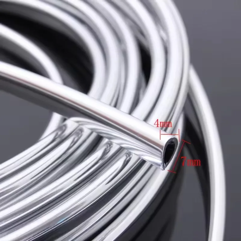 Chrome Car Door Edge Protector Trim Strip Moulding