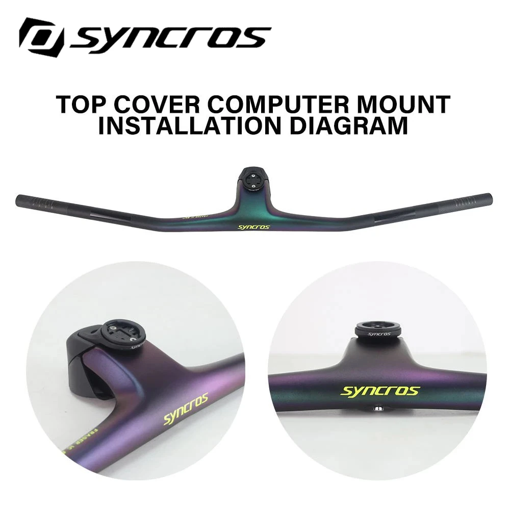 Guidon VTT Carbone + Potence Carbone - 700mm Largeur, 110mm Longueur - 17° Rise - Design Unibody Intégré