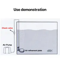 Aquarium air pump accessories three-way check valve, one-way valve, check valve，Trachea with an inner diameter of 4mm 2