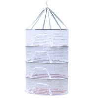 4 Layer Bra Drying Clothes Net Removable Windproof Hook for Flowers Buds Plants Organizer Drying for Fish/Vegetables/Fruit/Herbs 1