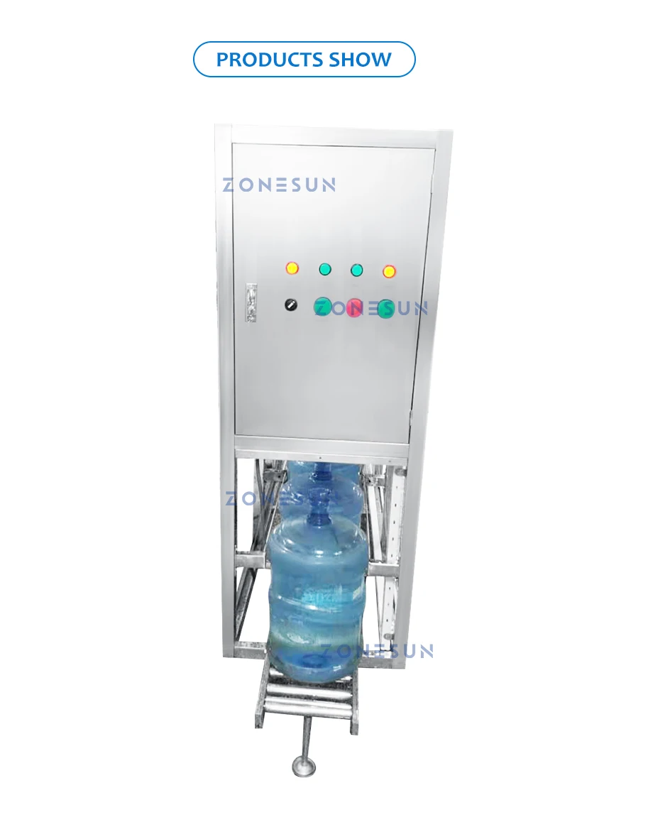 ZONESUN ZS-XG100J Automatic Barreled Water Liquid Filling Capping Machine