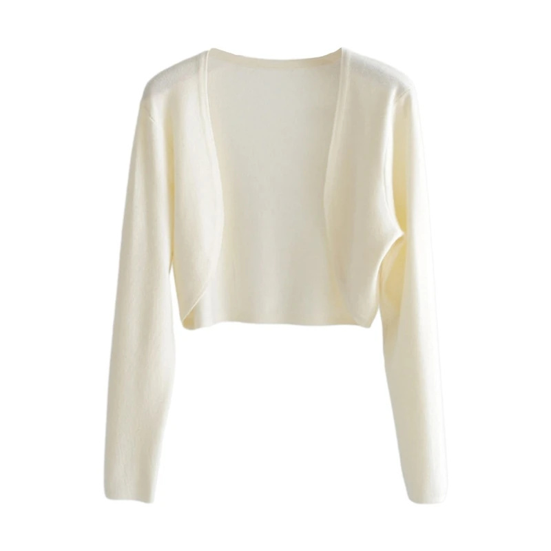 

Breathable Sunproof Knitted Open Front Cardigan Long SLeeve Tops A Must Have for Fashion Forward Women Dropship
