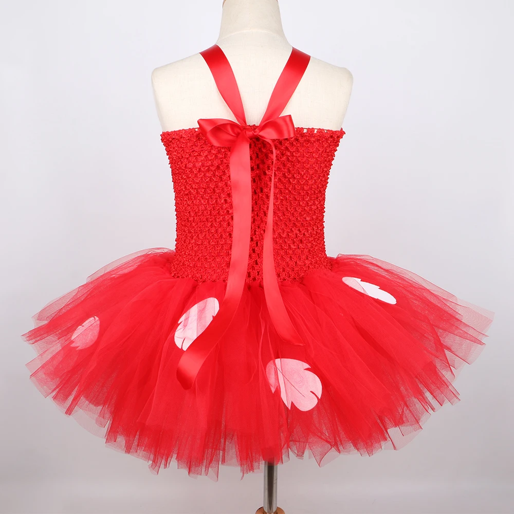 Lilo Tutu Dress For Girls Party Princess Outfits With Garland For