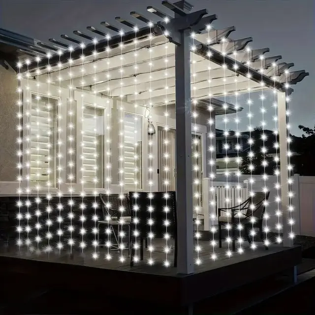 USB Curtain Fairy String Lights 6