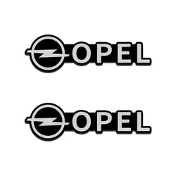 Decorative 3D Aluminum Car Audio Badge - Premium Car Styling Accessory (2pc)