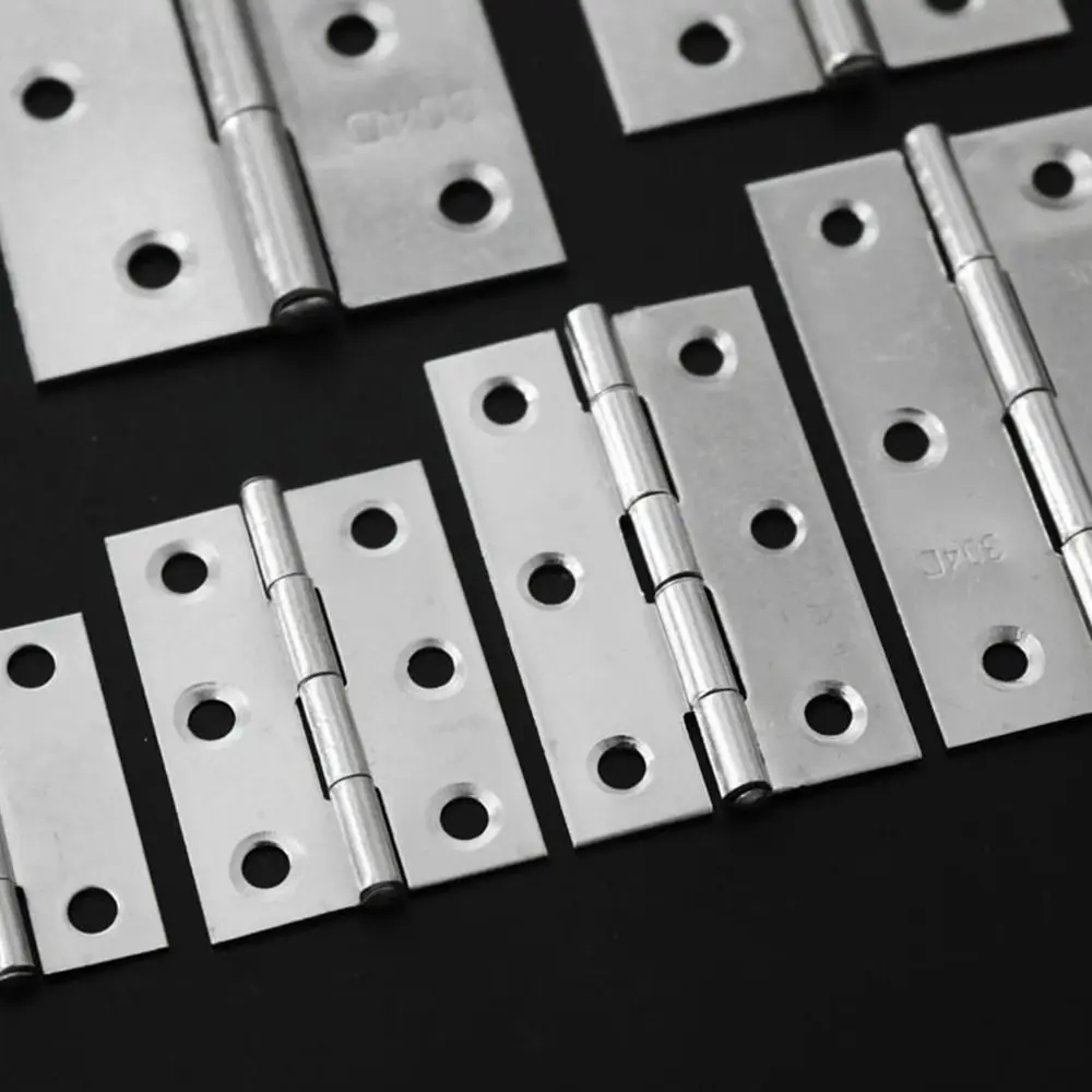 Description Picture 5 of item1Pcs Window Accessories Door Hinges 1/1.5/2/2.5/3 Inch Aluminum Core Cross Hinge 201 Stainless Steel Folding Furniture Hardware