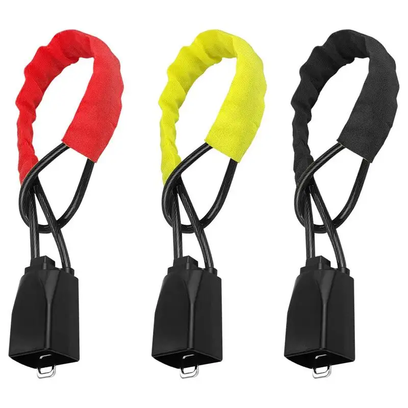 Car Steering Wheel Lock Seat Belt Lock Universal Anti Theft Car Device Car Lock Car Theft Prevention with 2 Keys Fits Most Cars