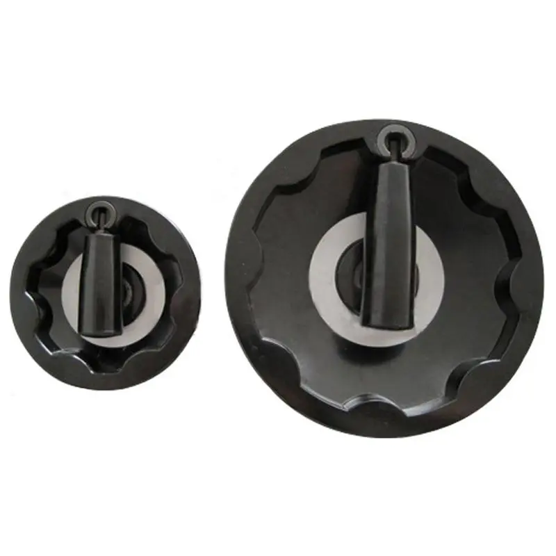 Inner Corrugated Handwheel With Foldable Handle Full-spoked Bakelite Ripple Hand Wheel For Milling Machine 100/125/160/200mm CNC Handwheel