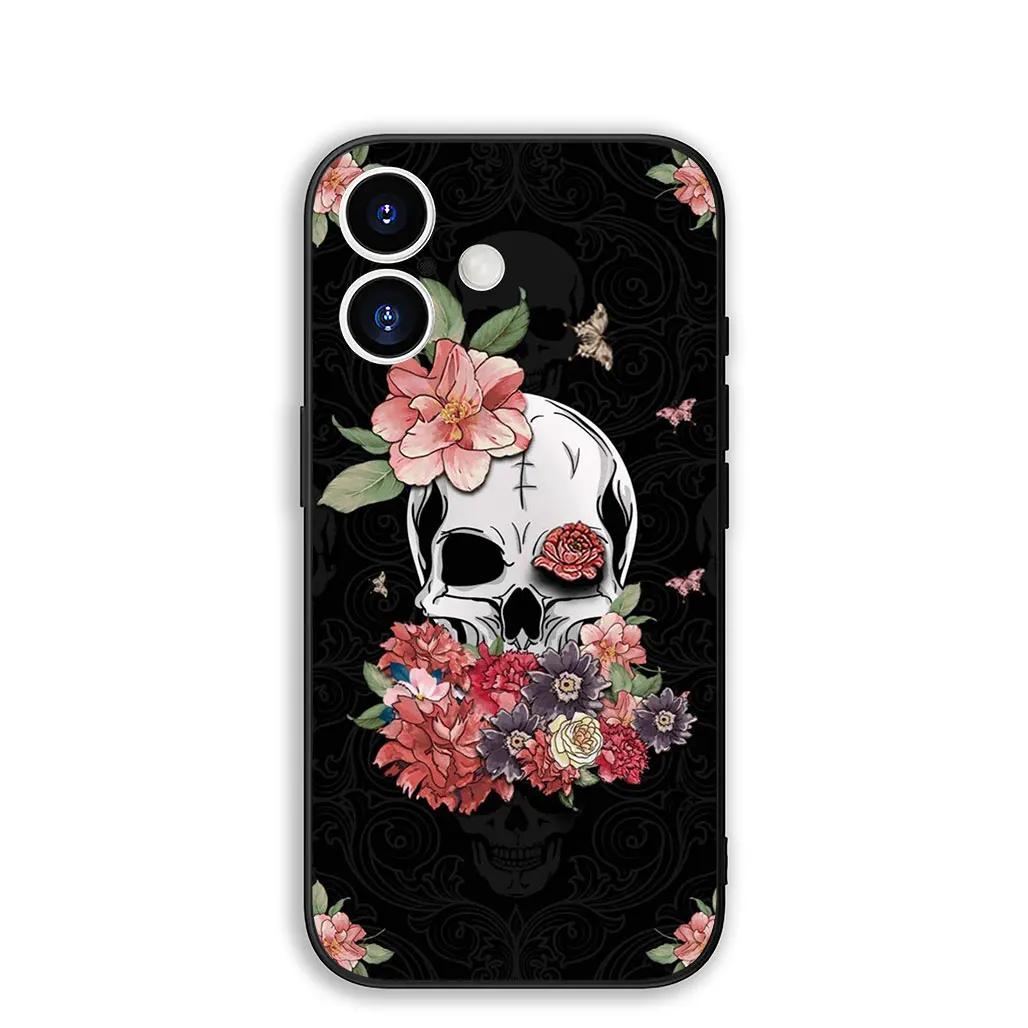 Little Ghost Halloween Pumpkin Flower Phone Case