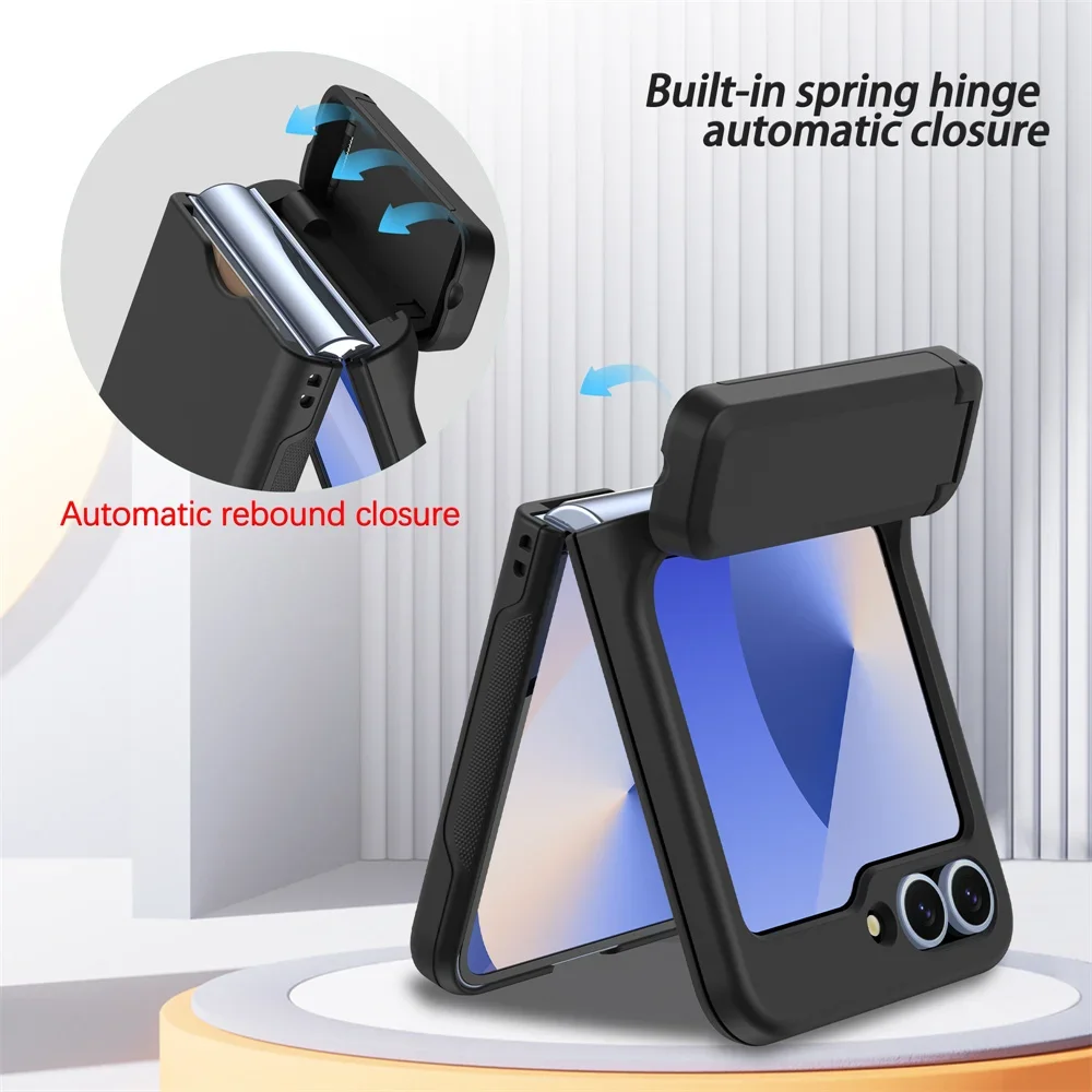 Versatile Folding Phone Case with Hinge Protection and Cushioning Shell