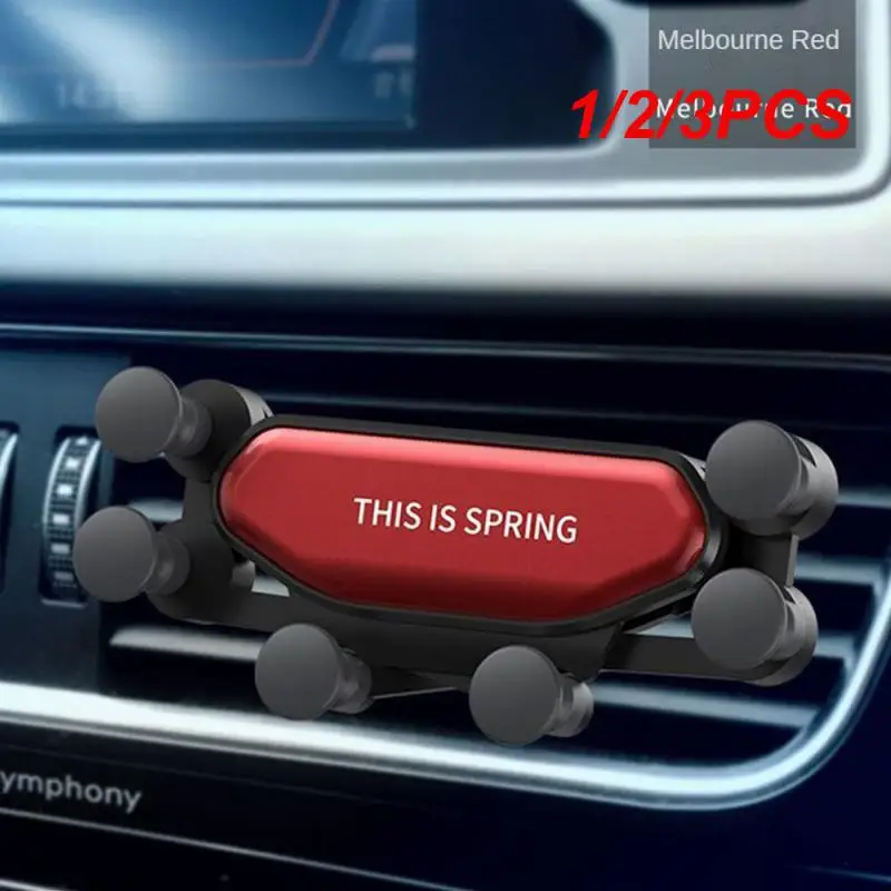 

1/2/3PCS Car Phone Holder Universal Gravity Vent Mount Clip Support Smartphone For iPhone 11 XS MAX Suporte