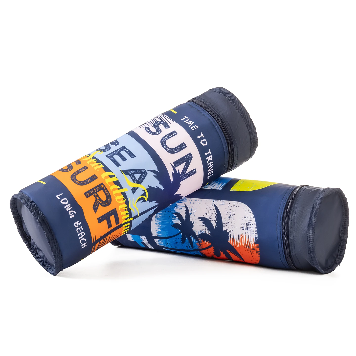 Insulated Portable Water Bottle Cooler Bag - Collapsible Outdoor Travel Sleeve Warmer
