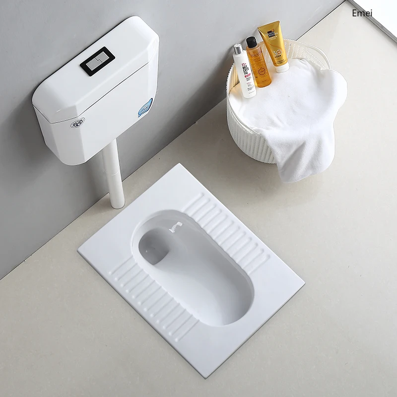 Color Deodorant Potty Chair Urinal Bathroom Household Ceramic with Water Trap Inductive Water Tank