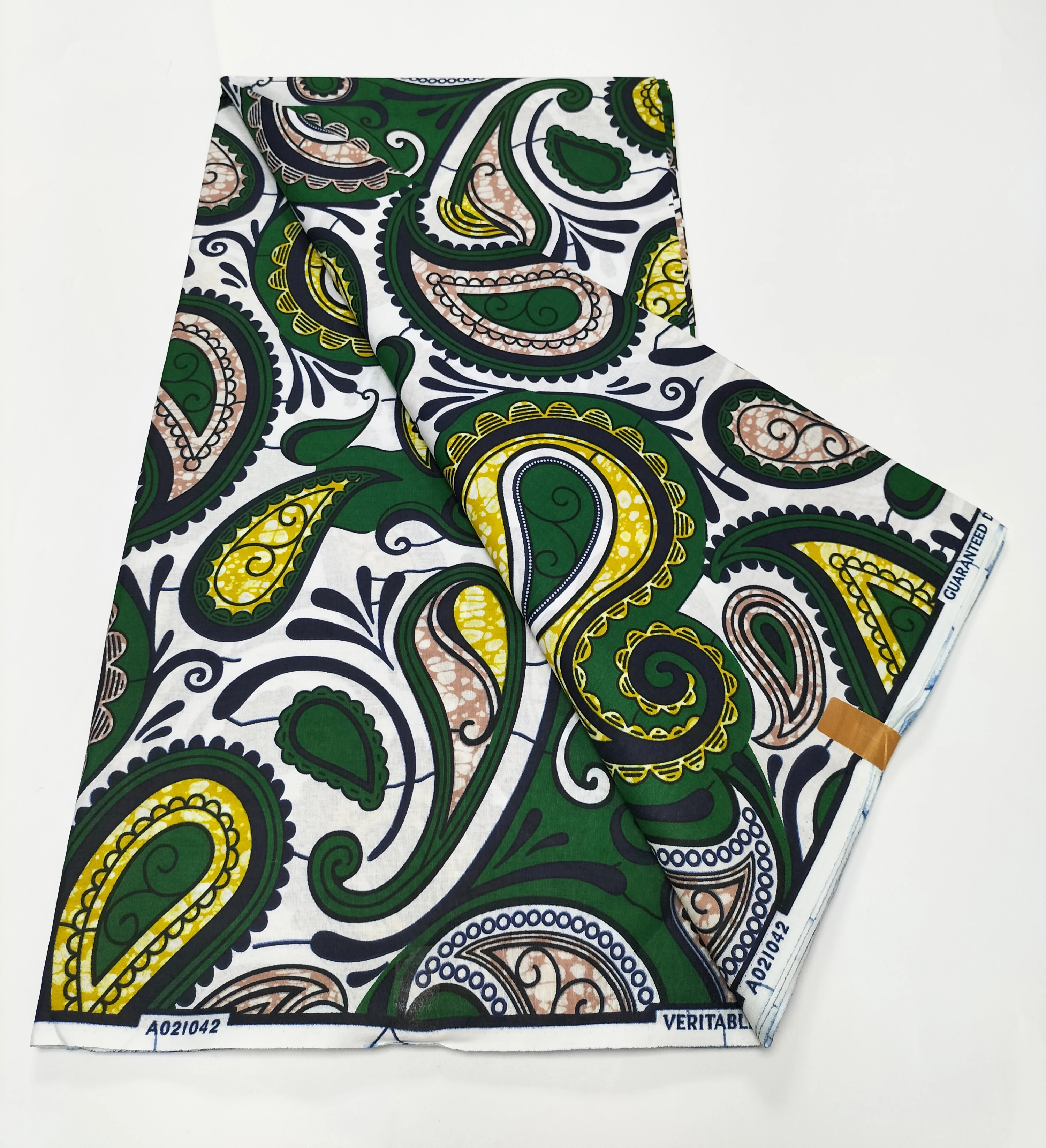 2025 Latest SuperW Design African Real Wax Print Fabric Nigerian 100% Cotton Ankara Sewing Cloth Party Dresses Soft Pagne 5
