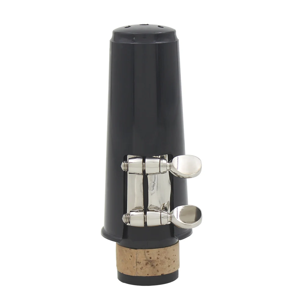 ABS Clarinet Mouthpiece Tube Head + Reed + Cap Metal Ligature Professional Instrument Set clarinet woodwind instrument clarinet and saxophone accessories saxophone and clarinet mouthpieces