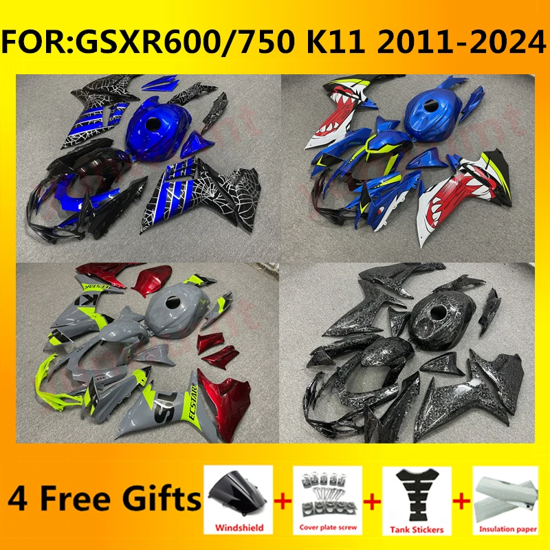 Full Fairing Kit Motorcycle bodywork Fairings kits fit for GSXR 600 750 2011-2015
