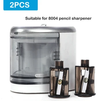 2 pezzi di interruttore elettrico automatico a due fori temperamatite lame di ricambio matite per ufficio domestico forniture per disegno artistico