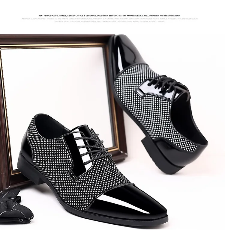 

new men's shoes business suit men's leather shoes, leisure British male youth joker leather shoes