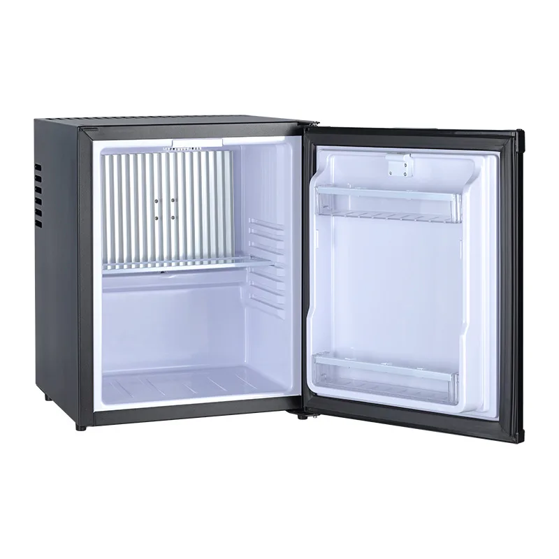 Mini refrigerator mute with lock, guest room heat pipe type small refrigerator 4