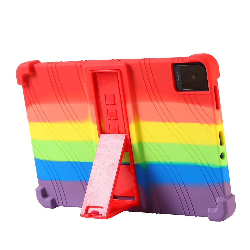 Shockproof Silicone Protective Stand Cover with Adjustable Stand and Precise Fit,