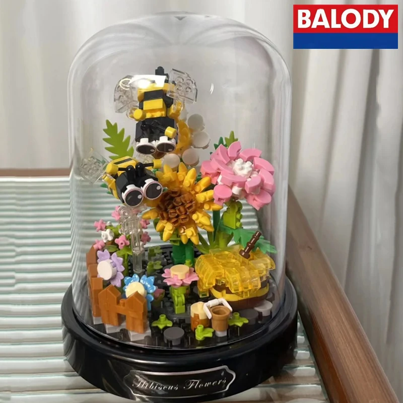 

Конструктор BALODY Dielianhua, Бабочка, пчела, модель, кавайная сборка, ручная фигурка, детская игрушка, подарок на день рождения, украшение