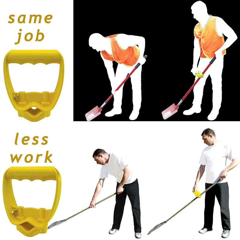 Useful! Shovel Or Rake Labor-saving Handle Attachment Shovel Work With Garden Shovels Rakes D Grip Ergonomic Handle Replacement